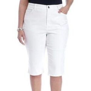 Route 66 Stretch Fit White Cropped Jeans 7…